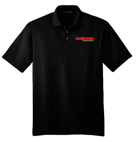 Cigar Reserve Black Polo Shirt